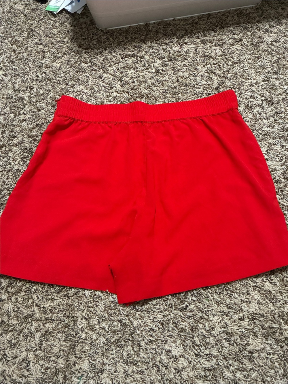 Skies Are Blue Bright Red Tennis Skort with Side Slit - Picture 10 of 11